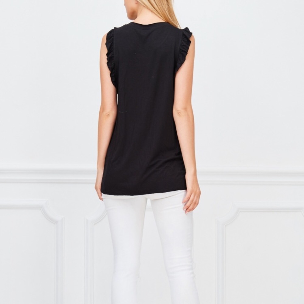 NWT Women’s Sleeveless Graphic Top - Picture 4 of 5